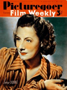 Irene Dunne 1898-1990, yhdysvaltalainen näyttelijä, 1940 tekijältä Unbekannt