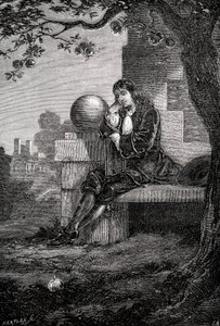 Isaac Newton, englantilainen tiedemies ja matemaatikko, 1600-luku 1880 tekijältä Unbekannt