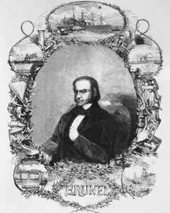 Isambard Kingdom Brunel, rakennusinsinööri, 1850-luku tekijältä Unbekannt