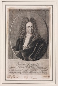 Jacob Leupold, saksalainen fyysikko ja koneinsinööri, n. 1700 tekijältä Unbekannt