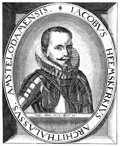 Jacob van Heemskerk, hollantilainen merivoimien upseeri ja tutkimusmatkailija, c1595 tekijältä Unbekannt