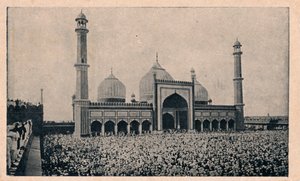 Jama Masjid, Delhi, c1900 tekijältä Unbekannt