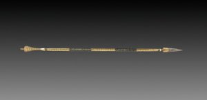 Keihäänheitto piilotetun Poignardin kanssa, 1800-luku. tekijältä Unbekannt