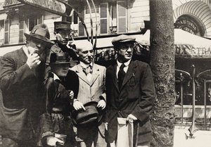 Jean Cocteau, Manuel Ortiz de Zárate, Henri-Pierre Roché, Marie Vassilieff, Max..., 1916. tekijältä Unbekannt