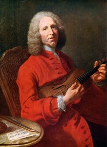 Jean Philippe Rameau 1683-1764, ranskalainen säveltäjä tekijältä Unbekannt