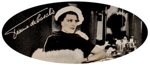Jeanne de Casalis 1897-1966, Basutolandissa syntynyt brittiläinen näyttelijä, lava-, radio- ja elokuvanäyttelijä, 1935 tekijältä Unbekannt