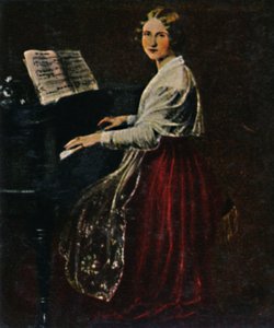 Jenny Lind 1820-1887. - Asherin maalaus, 1934. tekijältä Unbekannt