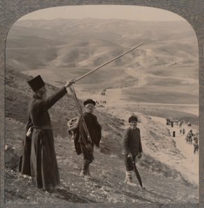 Jericho Road, lähellä Samaritans Inniä, c1900 tekijältä Unbekannt