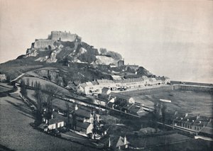 Jersey - Gorey ja Mont Orgueilin linna, 1895 tekijältä Unbekannt