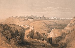 Jerusalem Betaniaan johtavalta tieltä, 1855. tekijältä Unbekannt