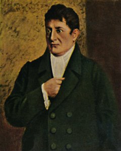 Johann Gottlieb Fichte 1762-1814. - Professori Plührin maalaus, 1934. tekijältä Unbekannt