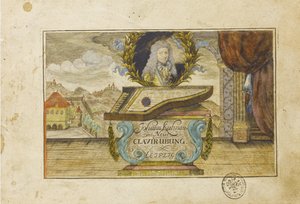 Johann Kuhnau New Clavier -harjoitus, 1689 tekijältä Unbekannt