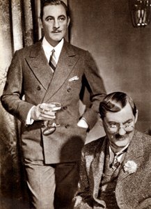 John 1882-1942 ja Lionel 1878-1954 Barrymore, amerikkalaiset näyttämö- ja näyttönäyttelijät tekijältä Unbekannt