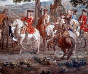 John Churchill, Marlboroughin herttua 1650-1722 englantilainen sotilas Blenheimin taistelussa 1704 tekijältä Unbekannt