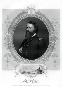 John Pope, unionin kenraali Yhdysvaltain sisällissodassa, 1862-1867 tekijältä Unbekannt