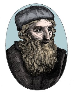 John Wycliffe, 1300-luvun englantilainen uskonnollinen uudistaja, 1500-luku tekijältä Unbekannt