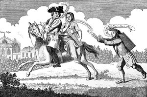 Johannes Gantista, eli Mars matkallaan..., 1747 tekijältä Unbekannt