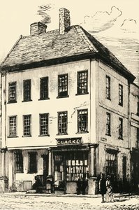 Johnsonin syntymäpaikka Lichfieldissä, 1902. tekijältä Unbekannt