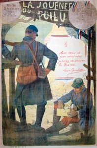 Hairy Day 25. ja 26. joulukuuta 1915, Ranskan ensimmäisen maailmansodan juliste, 1915 tekijältä Unbekannt