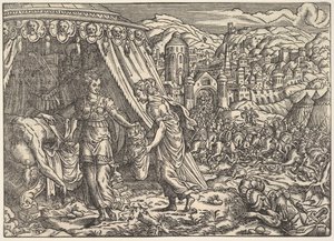 Judith ja Holofernes, Biblia, Frankfurt, 1564. tekijältä Unbekannt