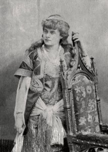 Julie Feyghine, ranskalainen näyttelijä, 1881 tekijältä Unbekannt