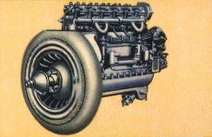 Junkers L 1, 80 hevosvoiman lentokonemoottori, 1932. tekijältä Unbekannt