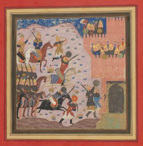 Kai Khusrau, Gudarz ja Giv Capturing the Demon