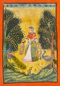 Kakubha Ragini, folio Ragamalassa, n. 1630. tekijältä Unbekannt