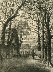 Keats Seat, Old Well Walk, c1818, c1876. tekijältä Unbekannt