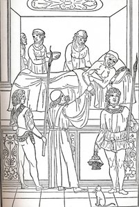 Ketham: Fasciculus Medicinae, Venetsia, 1493, The Treatment Of Plauge, c1493 tekijältä Unbekannt