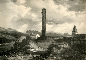 Kineth Round Tower, Cork, 1800-luku. tekijältä Unbekannt