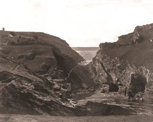King Arthursin linna, Tintagel, Cornwall, 1894. tekijältä Unbekannt