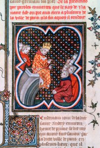Navarran kuningas Kaarle saarnaa, 1375-1379 tekijältä Unbekannt
