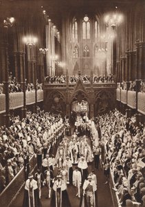 King George VI:n kruunauskulkue, Westminster Abbey, 1937 tekijältä Unbekannt