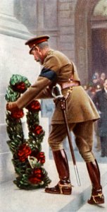 Kuningas Yrjö V Kenotafissa, 11. marraskuuta 1920, 1935 tekijältä Unbekannt