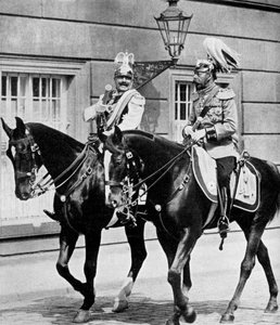 Ison-Britannian kuningas George V ja Saksan keisari Wilhelm II, 1913 1951 tekijältä Unbekannt