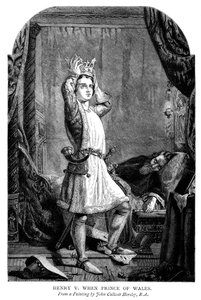 Kuningas Henrik V 1387-1422, kun hän oli Walesin prinssi tekijältä Unbekannt