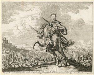 Kuningas Johannes III Sobieski Khotynin taistelussa 11. marraskuuta 1673 tekijältä Unbekannt