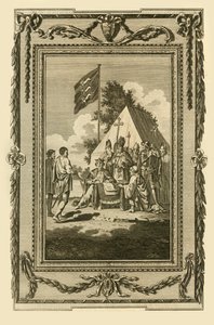 Kuningas Johannes allekirjoitti Magna Chartan 5.6.1215,1783. tekijältä Unbekannt