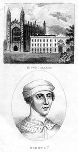 Kings College, Cambridge ja Henry VI, 1801 tekijältä Unbekannt
