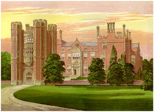 Kirtling Tower, Cambridgeshire, paronitar Northin koti, vuodelta 1880 tekijältä Unbekannt