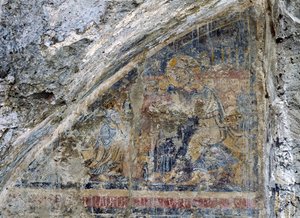 Juudaksen suudelma (fresko) (katso 138683 ja 138685) tekijältä Unbekannt