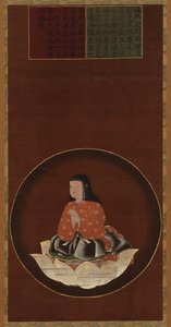 Kobo Daishi lapsena lootuksen päällä, Muromachi-kausi, 1400-1500-luku. tekijältä Unbekannt