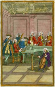 Konsertti / kuparikaiverrus 1700-luku tekijältä Unbekannt
