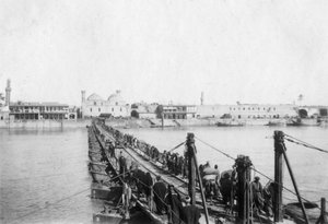 Kotahin venesilta, Bagdad, Irak, 1917-1919 tekijältä Unbekannt