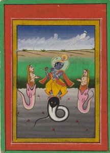 Krishna Kaliyamardaka, 1900-luvun alku tekijältä Unbekannt
