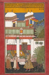Krishna ja Radha, sivu tuosta kadonneesta Rasipriyasta..., K. ೧೬೬೦- ೭೦. tekijältä Unbekannt
