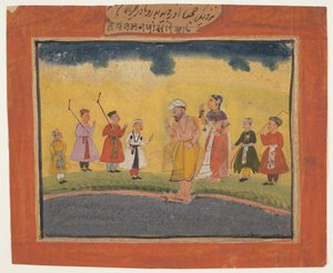 Krishna Parents Etsi häntä, n. 1615. tekijältä Unbekannt