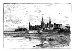 Kronborgin linna, Elsinore, Tanska tekijältä Unbekannt