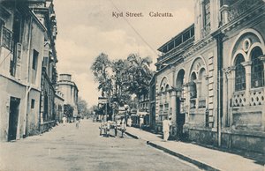 Kyd Street. Kalkutta, 1800-luvun loppu - 1900-luvun alku. tekijältä Unbekannt